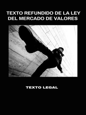 cover image of Texto refundido de la Ley del Mercado de Valores